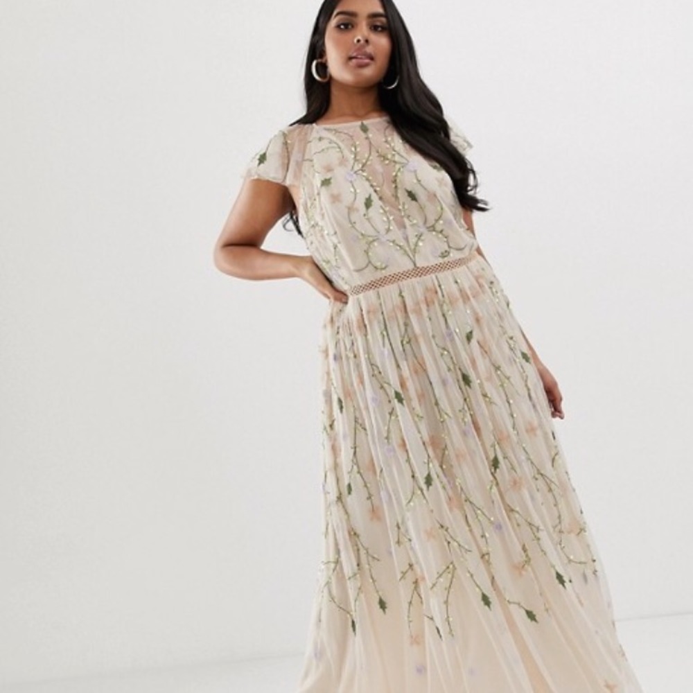 ASOS plus size long dress